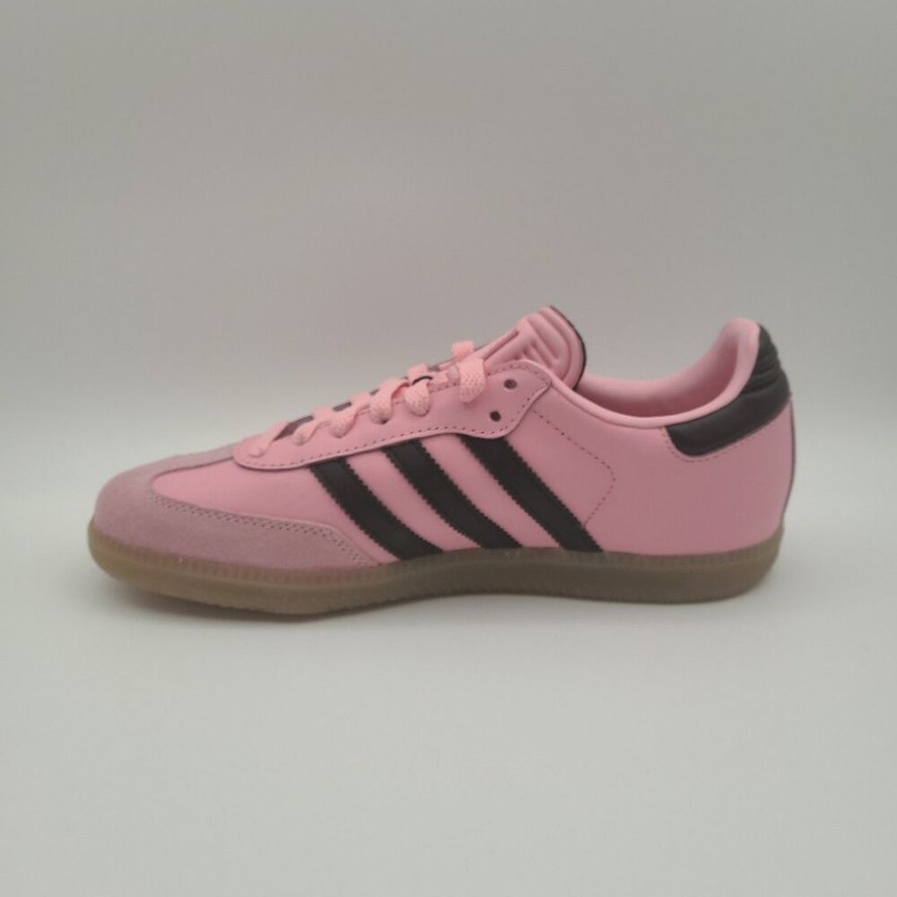 Adidas Samba Messi J Youth Size 6Y Pink Black Indoor Futbol Soccer Shoes JR0424 - Picture 6 of 8